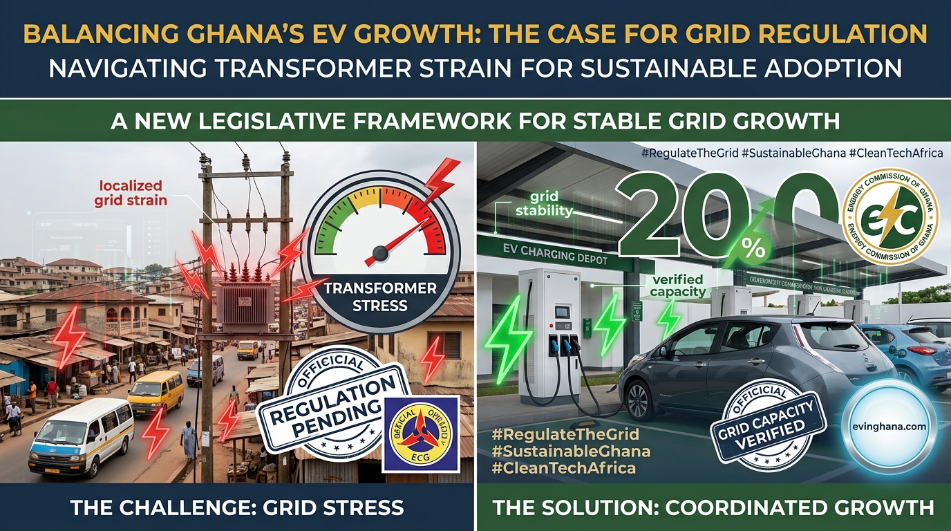 Ghana Moves to Regulate EV Charging Stations: Balancing Growth and Grid Stability