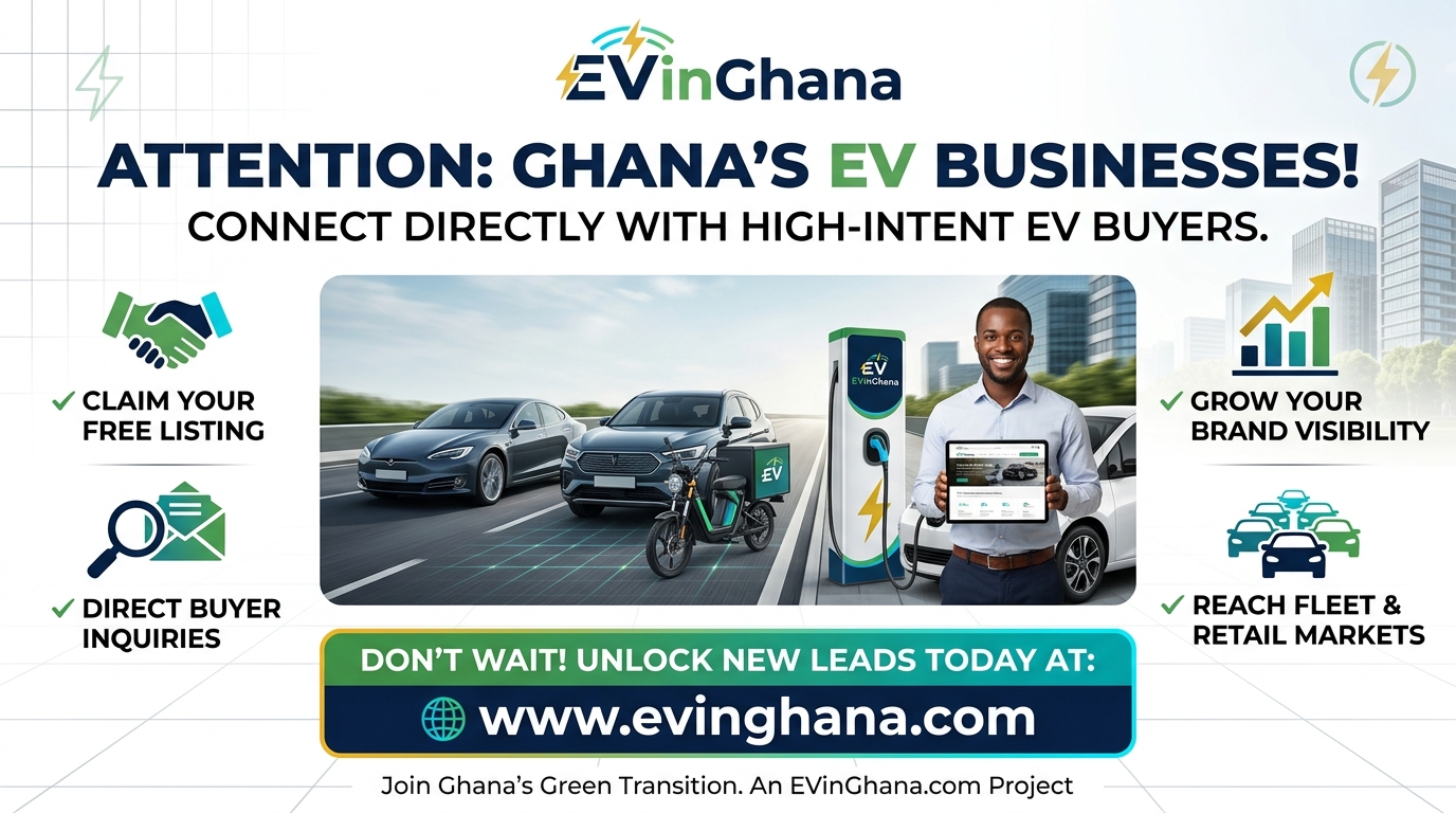 Register Your EV Business in Ghana’s EVinGhana Directory